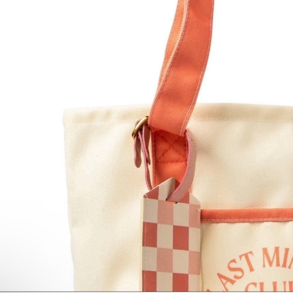 New Target Bullseye Playground Adorable Canvas Bag "Last Minute Club" - Picture 3 of 5